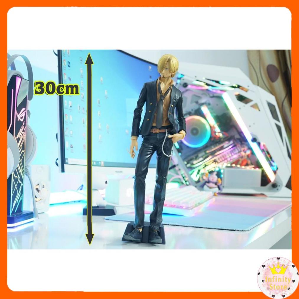 MÔ HÌNH SANJI VEST ĐEN 30CM INFINY DECOR