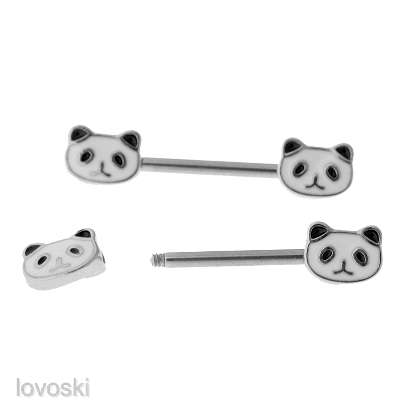 Khuyên Cơ Thể Hình Gấu Trúc Xinh Xắn