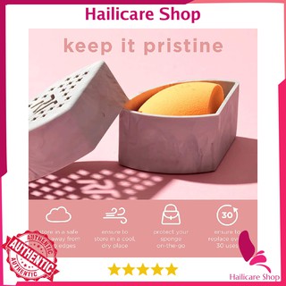 [Nhập Mỹ] Mút tán kem nền Real Techniques Miracle Complexion Sponge kèm Case đựng