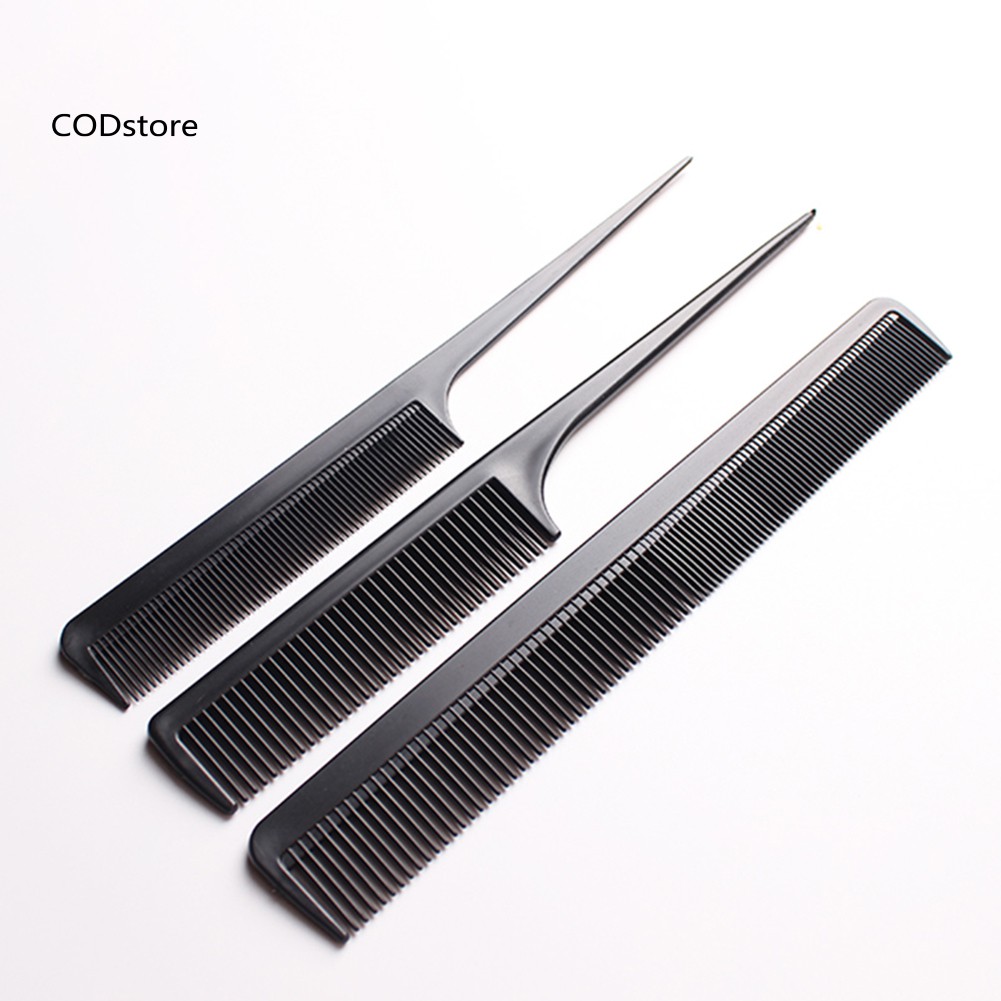 ❀Dây Buộc Tóc Thiết Kế Dễ Thương Chuyên Dùng❀10 Lược Chải Tóc Màu Đen Bằng Nhựa Chuyên Dụng Cho Salon