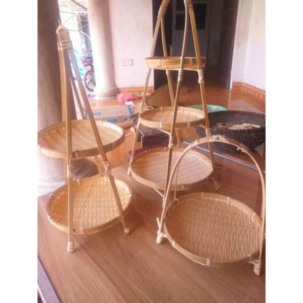 [ Hạ giá] Mẹt tre tầng mẹt tròn tầng