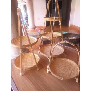 Mẹt tre tầng mẹt tròn tầng