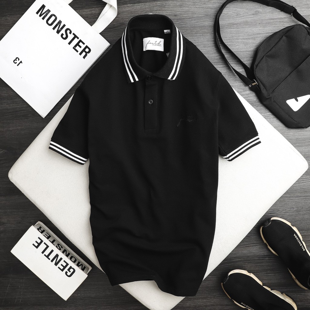 [CAO CẤP} Áo thun Polo Faith cổ bẻ VNXK