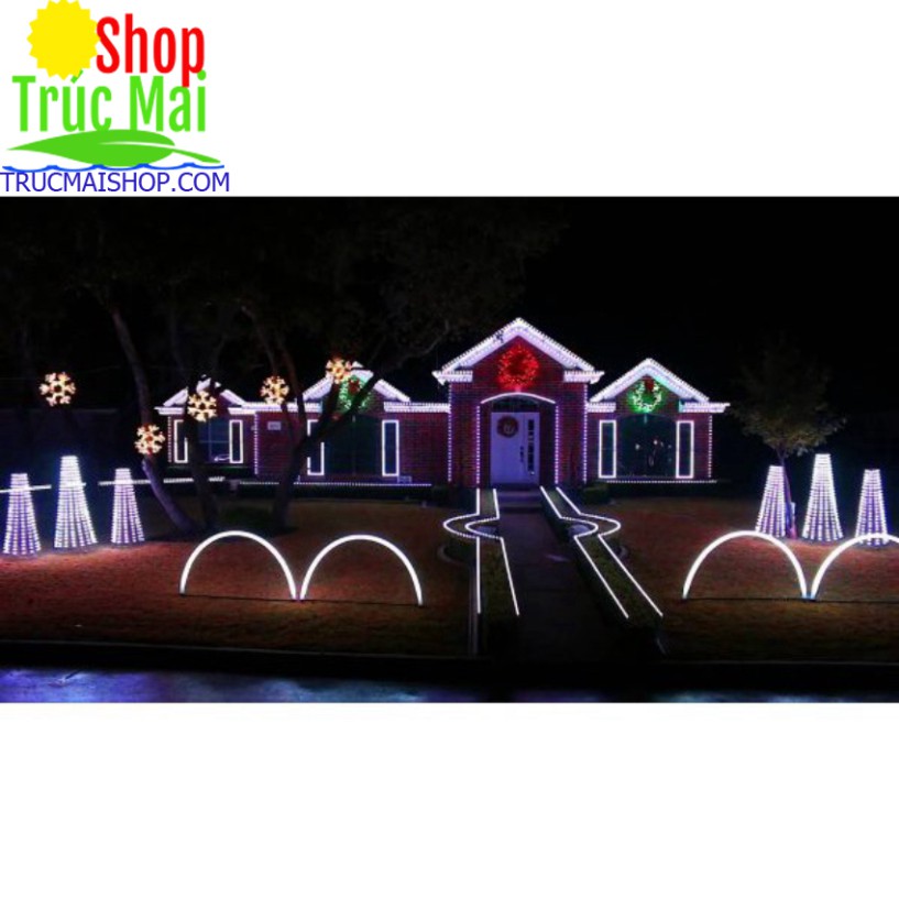 Cuộn 100m đèn nháy led nhiều màu 3 tặng khiển