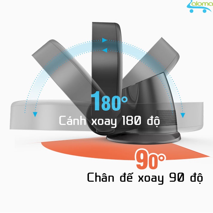 Quạt không cánh siêu mát an toàn KJapan CR-305 để bàn hoặc treo tường