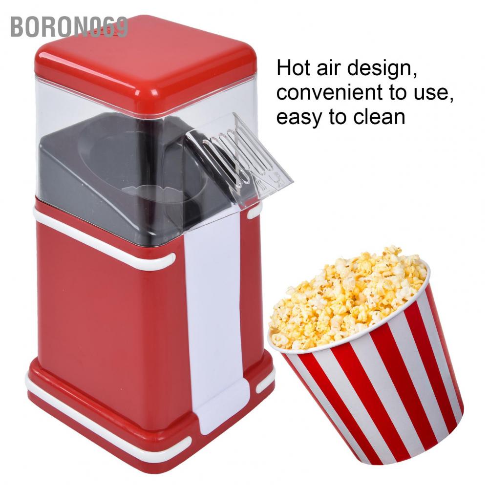máy làm bỏng ngô điện Thiết kế khí nóng 1200W Máy làm bỏng ngô cho các buổi họp mặt gia đình Boron069