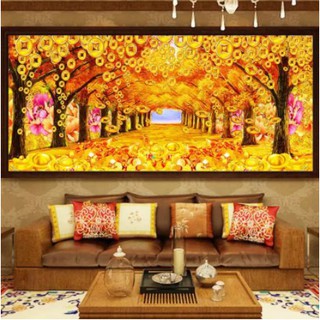 Tranh thêu phong cảnh thêu kín mn0168 mn0169 mn0170