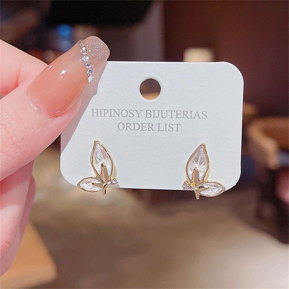 Bông Tai Hình Bướm Nhỏ Giọt Thời Trang Cho Nữ