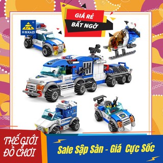 Đồ chơi lắp ráp - lego xe tải cảnh sát 4 in 1