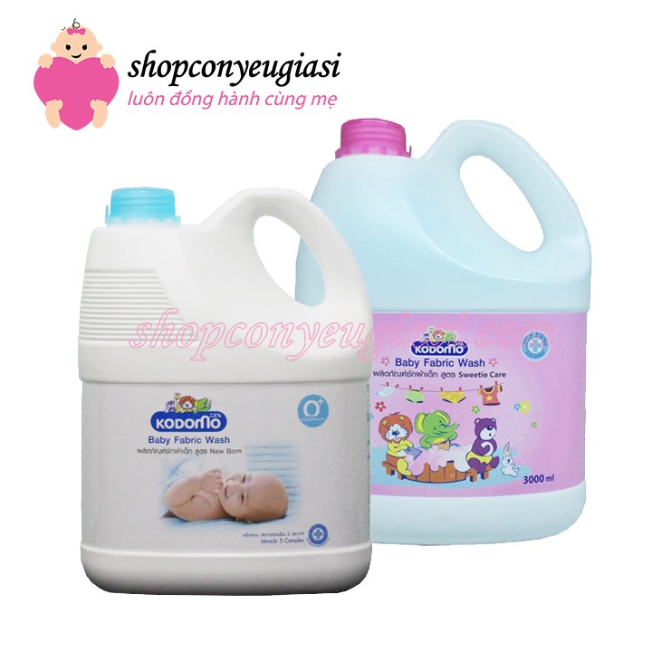 Dung dịch giặt tẩy/giặt xả Kodomo 3000ml -THÁI LAN