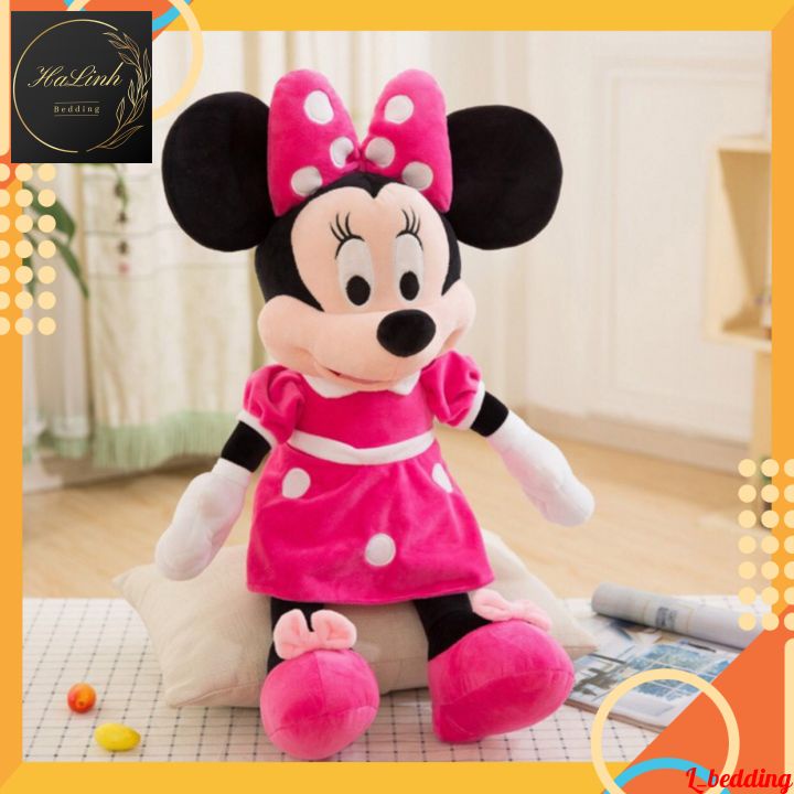 [HÀNG NHẬP KHẨU] Gấu bông Chuột MICKEY cho bé - Thú bông nhập khẩu cao cấp - Chiều cao 80cm