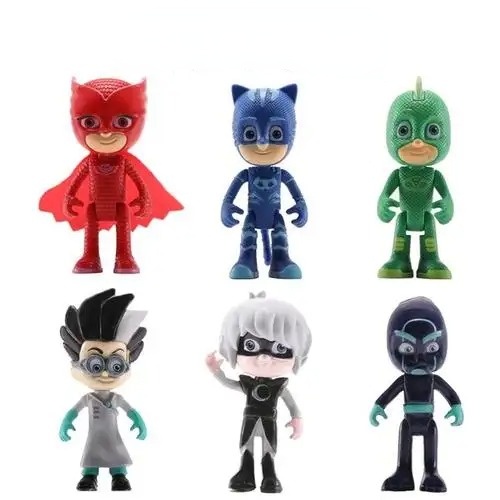 Pj Masks set 3 Búp Bê Connor Greg Amaya anime Xinh Xắn
