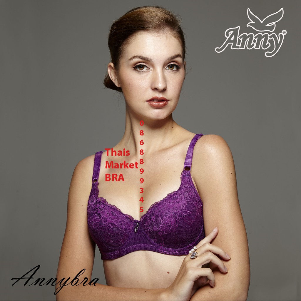 Áo ngực bigsize Thái Lan ANNY 1207 có gọng không đệm nâng ngực ren mềm cup C | BigBuy360 - bigbuy360.vn