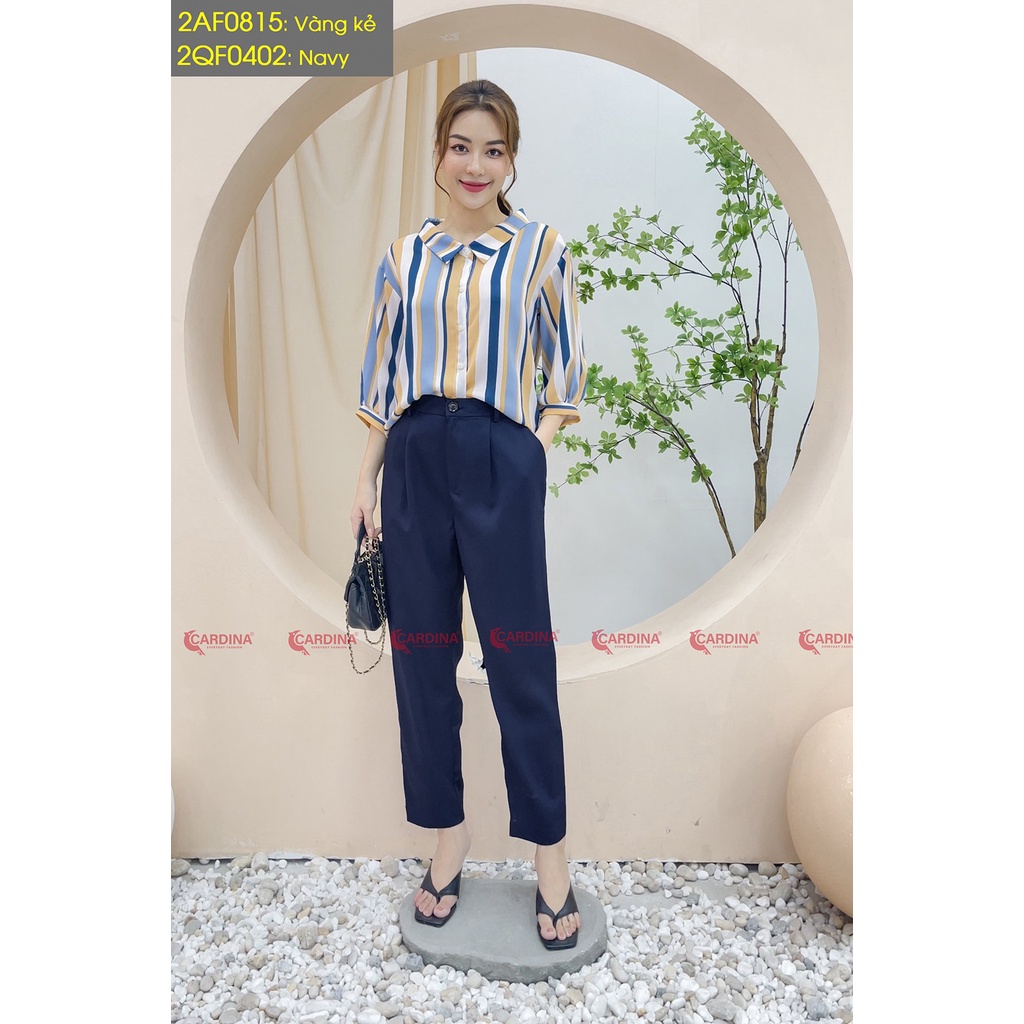 Mã 2AF08 và 2Q04 - Áo sơmi mango và quần baggy Cardina