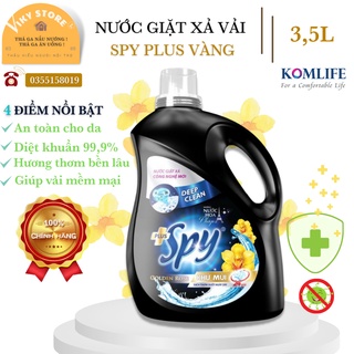 Nước giặt xả SPY deep clean plus vàng [ dung tích 3,5 lít ]