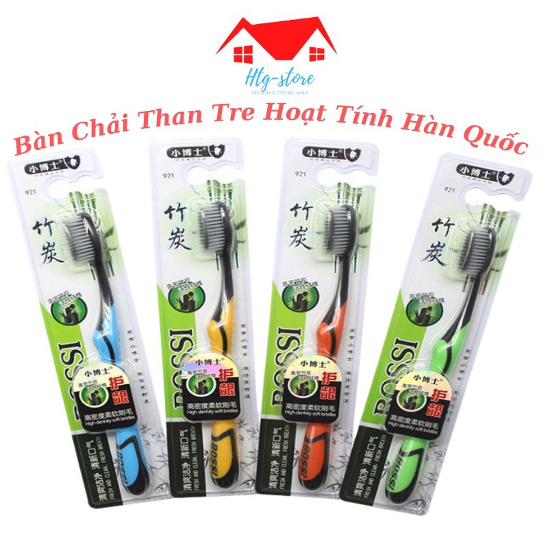 Bàn chải than tre hoạt tính Hàn Quốc sơi siêu mềm