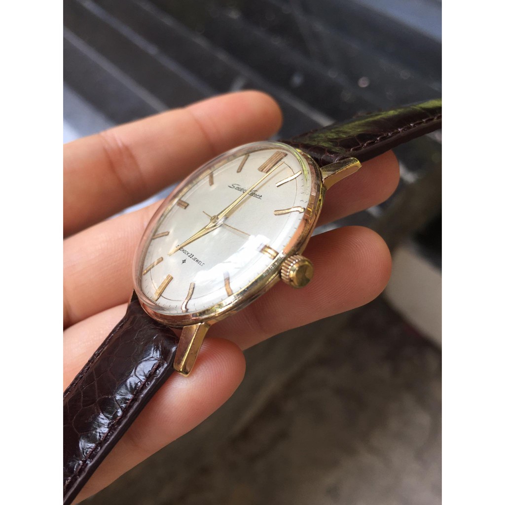 Đồng hồ nam SEIKO LINER 23 Diashock Jewels của Nhật