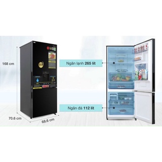 Tủ lạnh Panasonic inverter 377 lít NR