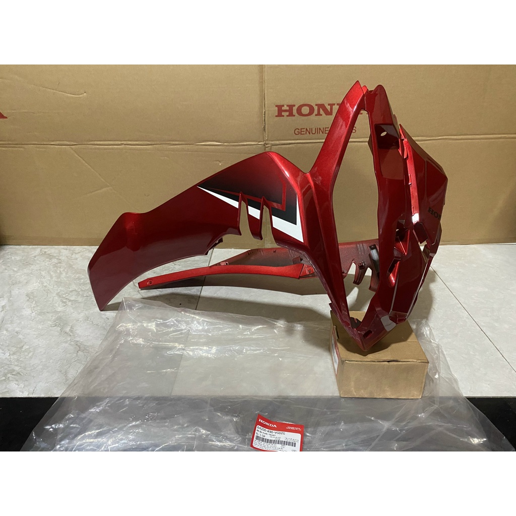 Bộ ốp trước - quây nạ trước HONDA WAVE RSX110 năm 2020-2021 màu Đỏ. *R340* 64200K90VG0ZG
