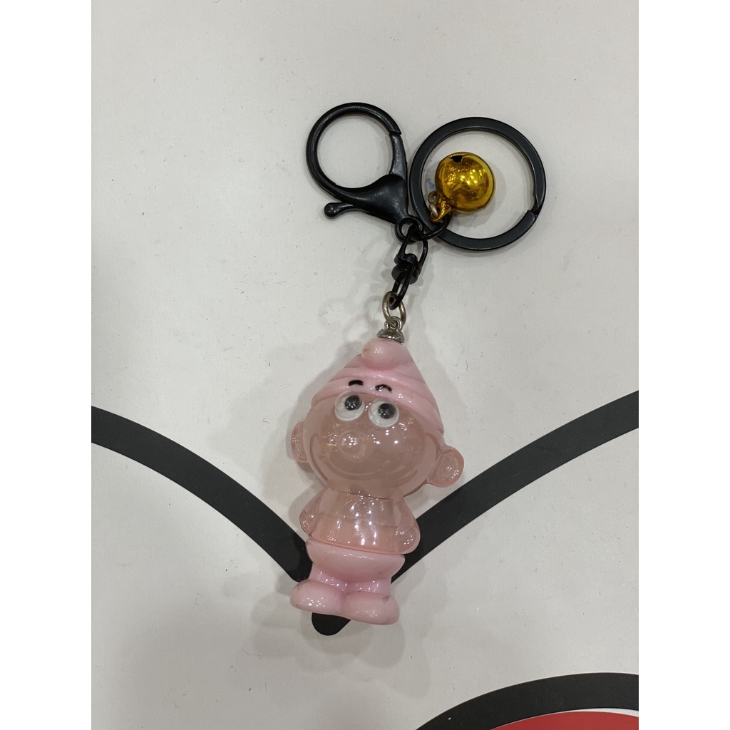 Móc Khóa Hình Xì Trum Nghộ Nghĩnh có đèn
