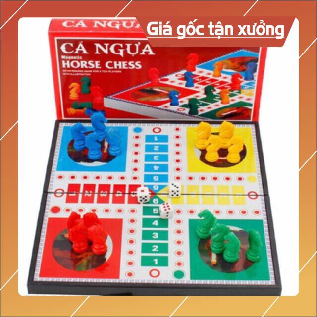 [GIÁ SỈ] Bộ Cờ Cá Ngựa Nam Châm Cỡ Bé Siêu Xinh Siêu Bền Giá Rẻ Cỡ 16x16 cm