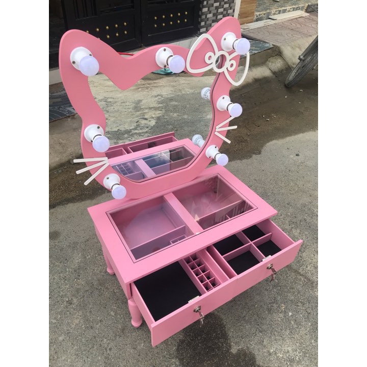 Bàn Trang Điểm Mini Ngồi Bệt Kitty