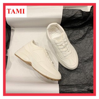 Giày sneaker nữ thể thao độn đế tăng chiều cao chính hãng TAMI-AD0020