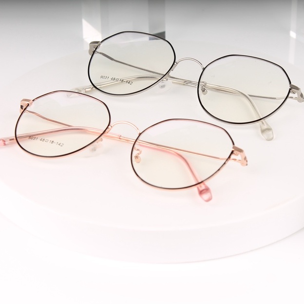 Gọng kính hợp kim 9031 thời trang nữ siêu nhẹ siêu bền OURESS