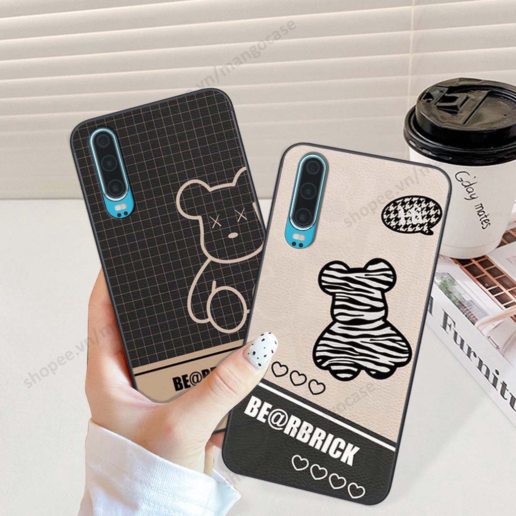 Ốp lưng Huawei P30 / P30 Pro in hình happy nice, bé gấu đáng yêu