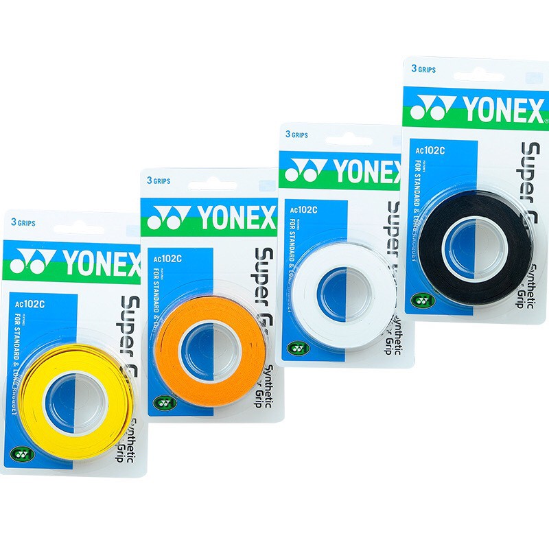 Cuốn cán vợt yonex Ac135ex vỉ 3 cuốn, nhập Indonesia SS0020 SESAN STORE, quấn cán vợt cầu lông, vợt tennis