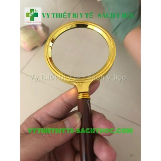 Kính lúp đường kính 80mm ( phóng đại 10 lần , tháo được chân)