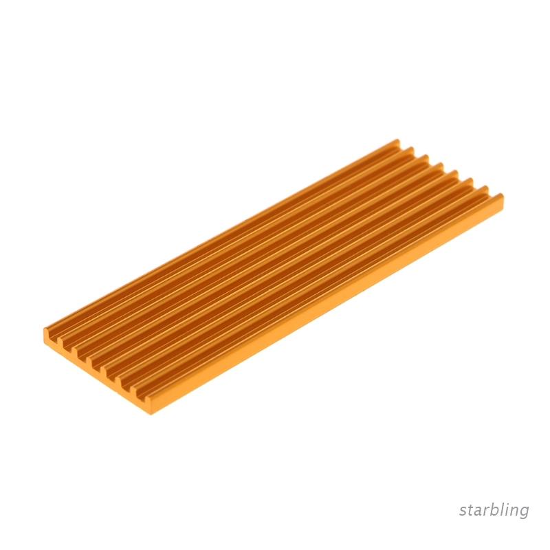 Tấm Tản Nhiệt Bằng Nhôm Hình Ngôi Sao Cho Ổ Cứng Ssd 2280 70x22 X 3mm M.2