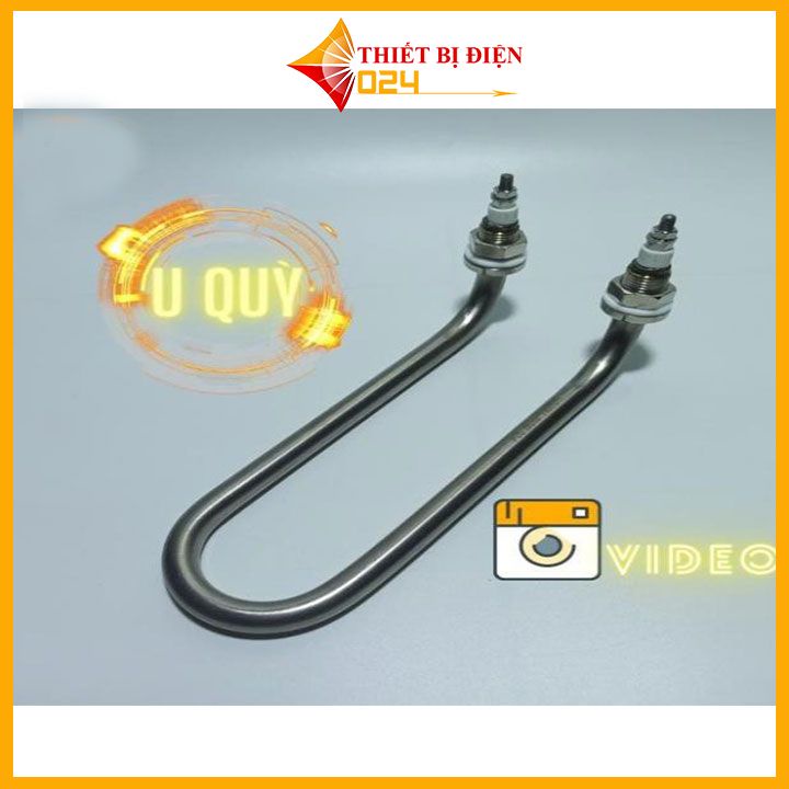Thanh Nhiệt Điện Trở U Quỳ 220V inox 304 Đun Nước Linh Kiện Nồi Phở