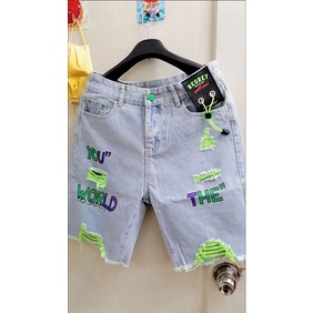 Quần Short Jean Rách Nhiều Màu Sắc Quyến Rũ Hợp Thời Trang Dành Cho Nữ