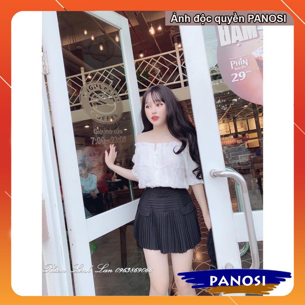 [HÀNG ĐẸP] Chân váy ngắn xếp ly thời trang giả túi đẹp thời trang màu đen (đủ size SML) - CV162 | BigBuy360 - bigbuy360.vn