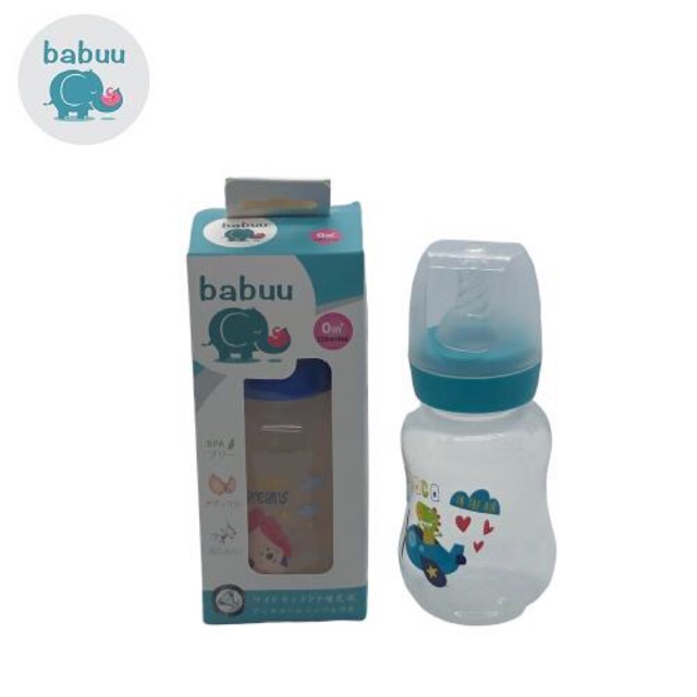 Bình sữa Babuu nhập khẩu Nhật 120 ml