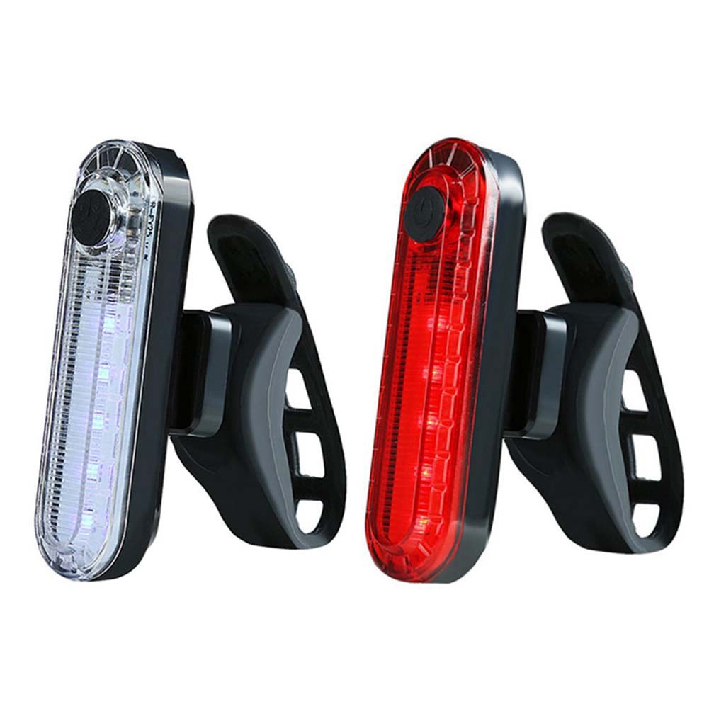 Đèn LED hậu sạc USB gắn yên xe đạp cảnh báo an toàn ban đêm