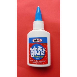 Keo sữa white glue 40 ml ( 1 hộp 12 chai )