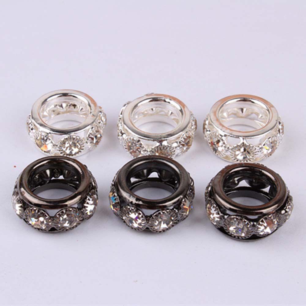 JARRED Túi Hạt Cườm Kim Loại Lỗ Lớn 12mm Dùng Làm Trang Sức Thủ Công DIY