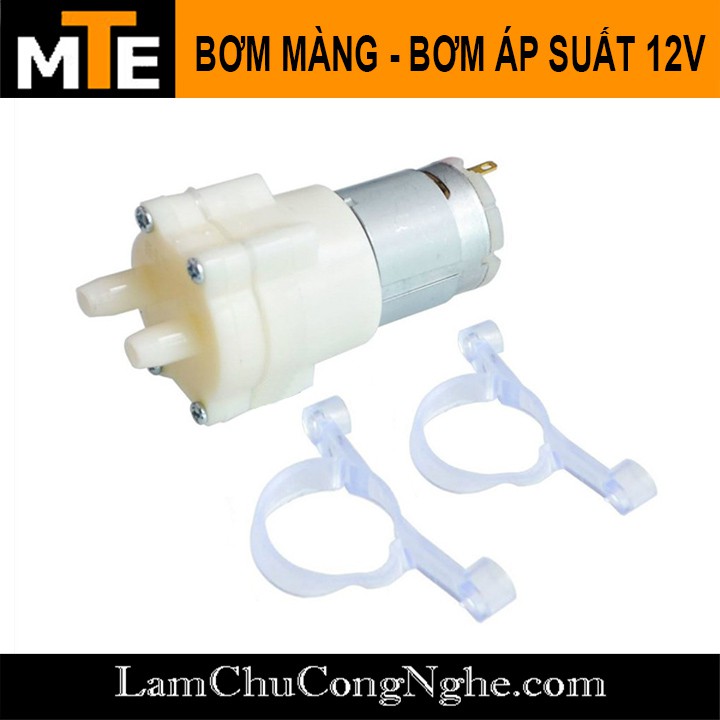 Bơm màng - Bơm nước tự mồi 12V Sử dụng động cơ 365