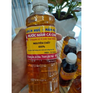 NƯỚC MẮM CÁ CƠM LOẠI  1 NGUYÊN CHẤT
