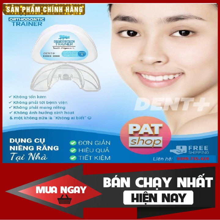 Lẻ niềng A1 - Bộ Dụng Cụ Niềng Răng Tại Nhà - Niềng răng trong suốt ( 3 giai đoạn ) [FREE SHIP]