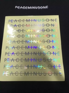Dán sticker tape PEACEMINUSONE