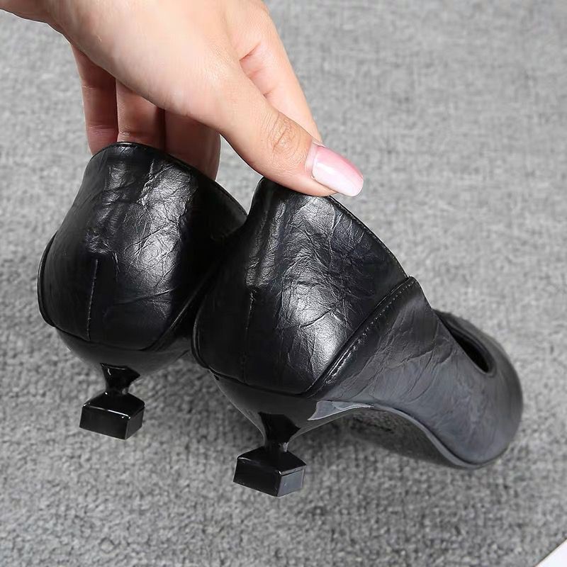 Giày Cao Gót Da Mềm Hợp Thời Trang Cho Nữ