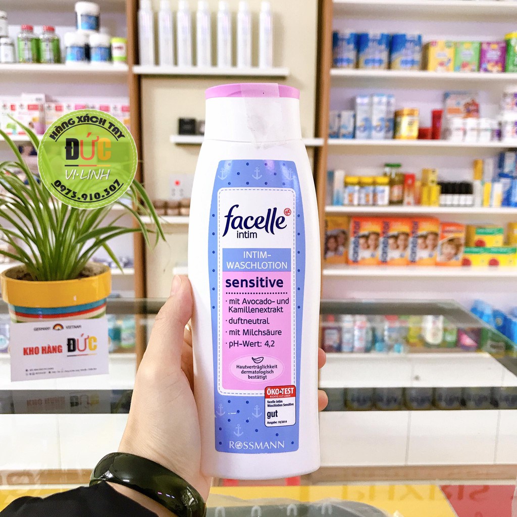 DUNG DỊCH VỆ SINH PHỤ NỮ FACELLE - 300ML