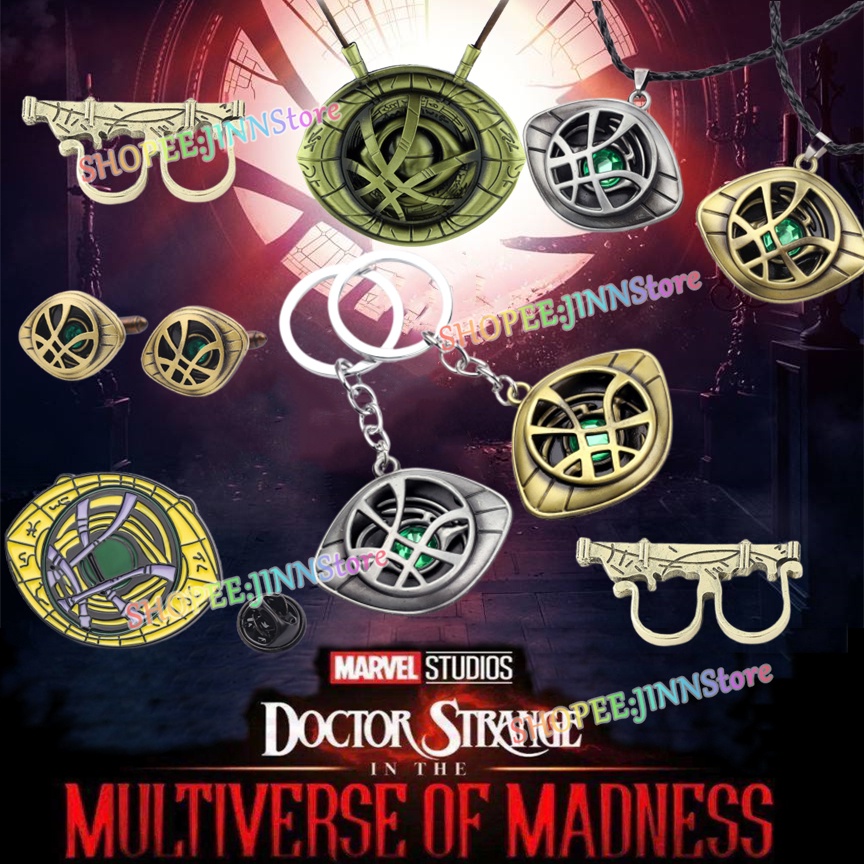 JINN Marvel Doctor Strange in the Multiverse of Madness Trang sức Phụ kiện Vòng cổ / Nhẫn / Móc khóa / Vòng tay Phụ kiện Cosplay cho Người hâm mộ Quà tặng