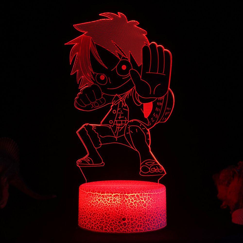 LONTIME Đèn Led 3D Hình Tàu Cướp Biển Trong Phim Hoạt Hình One Piece