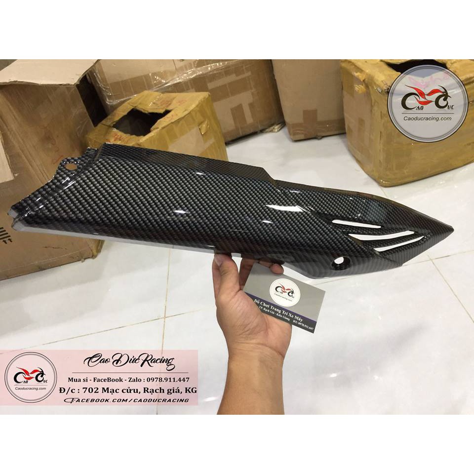GIÁ SỈ - ốp pô lớn Winner che pô lớn sơn cacbon