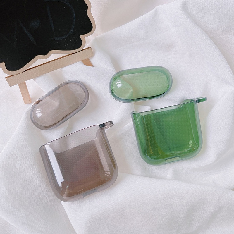 Vỏ Bảo Vệ Hộp Sạc Tai Nghe Airpods 1 2 Pro 1 2 3 Pro Pro 2 Bằng Silicon Mềm Trong Suốt Chống Sốc