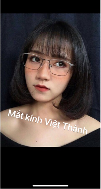 Gọng kính kim loại mảnh sắt vuông